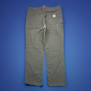 CARHARTT B299 MOS Olive Green Men's 38x32 (Fits 38x31) Cotton Relaxed Fit Pants